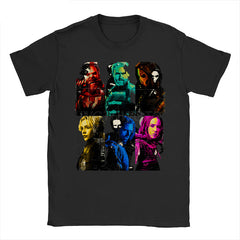 Trendy Movie Print Short-sleeved Loose T-shirt