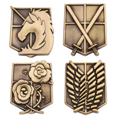 Anime Metal Brooch Badge