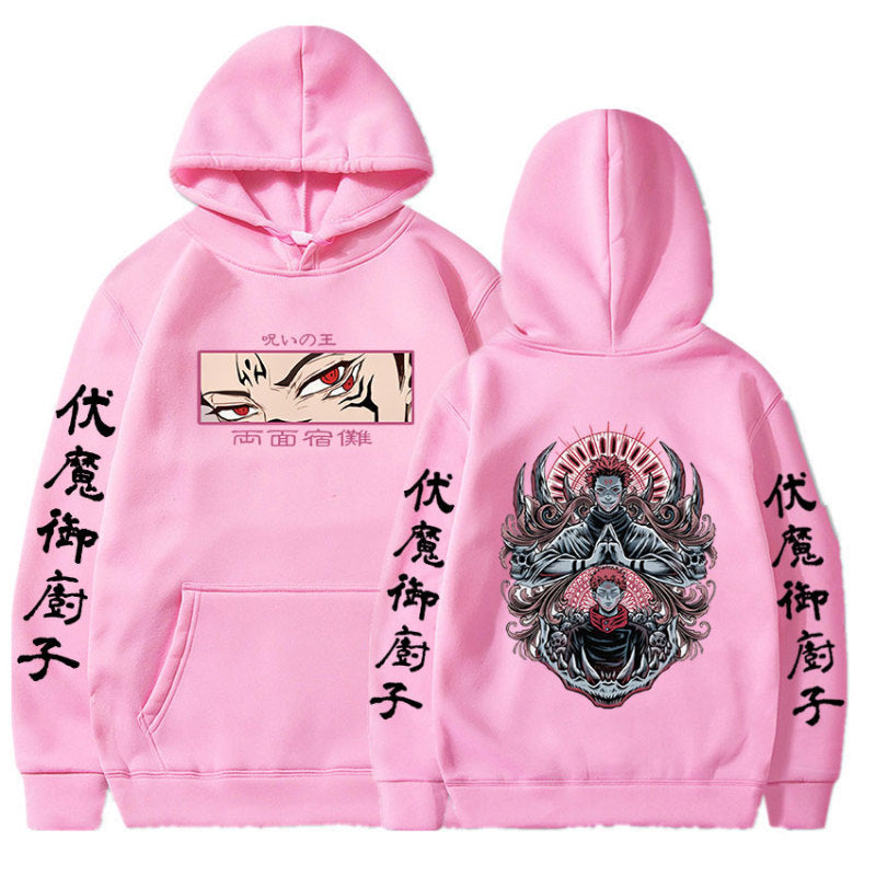 Unisex Satoru Gojo Printed Casual Hoodie