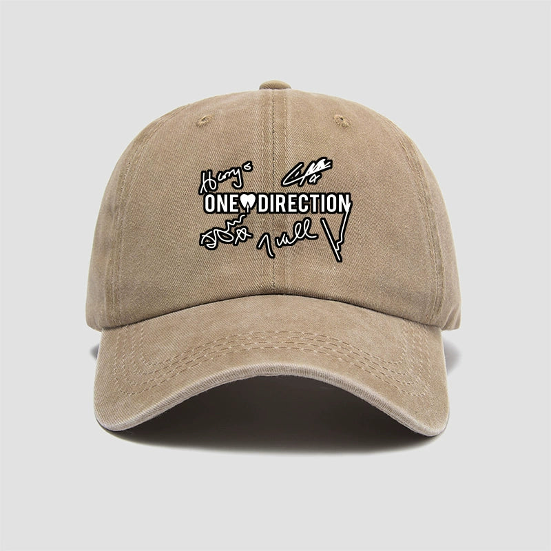 Group 1D Signature Baseball Cap