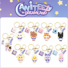 Kpop Cartoon Acrylic Keychain Pendant Accessories