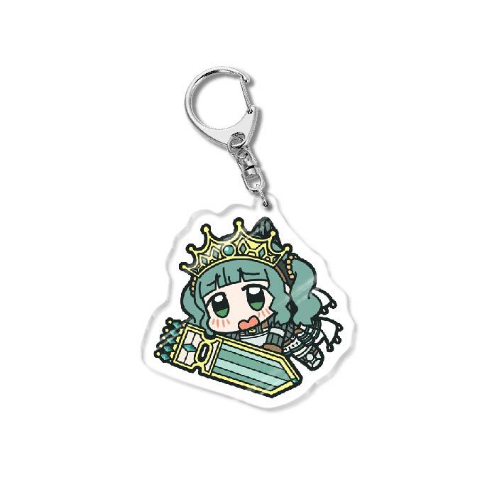 Cute Anime Acrylic Keychain Pendant