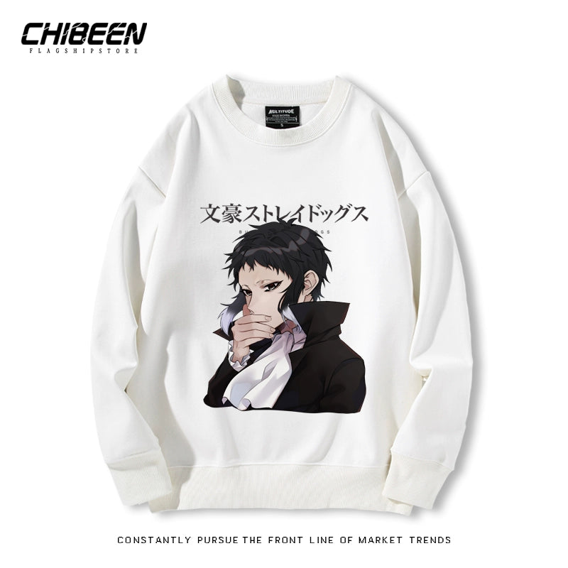 Unisex Anime Crew Neck Sweatshirt Top