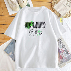 Unisex KPOP Fashion Letter Printed T-shirt