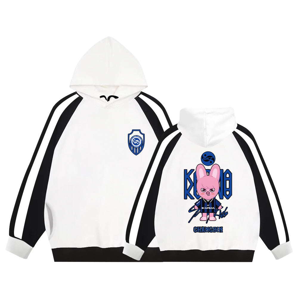 Casual Karma Album Cartoon Pocket Hoodie