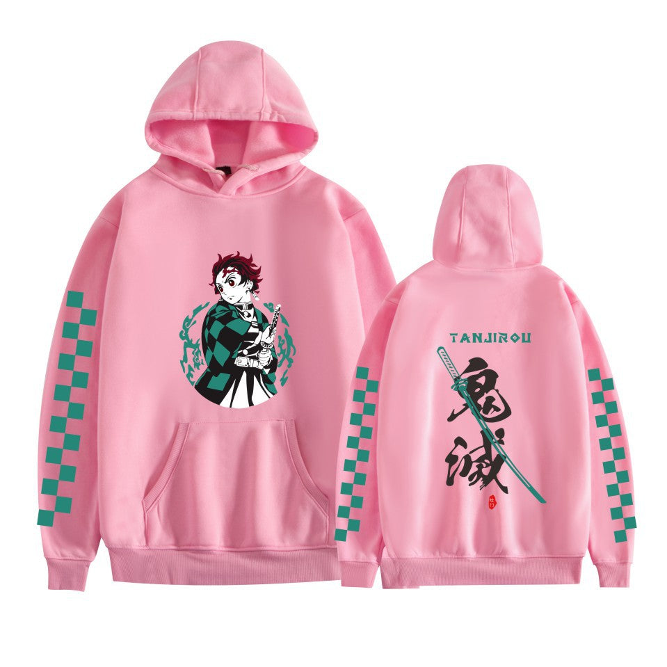 Unisex Anime Loose Sports Pullover Hoodie