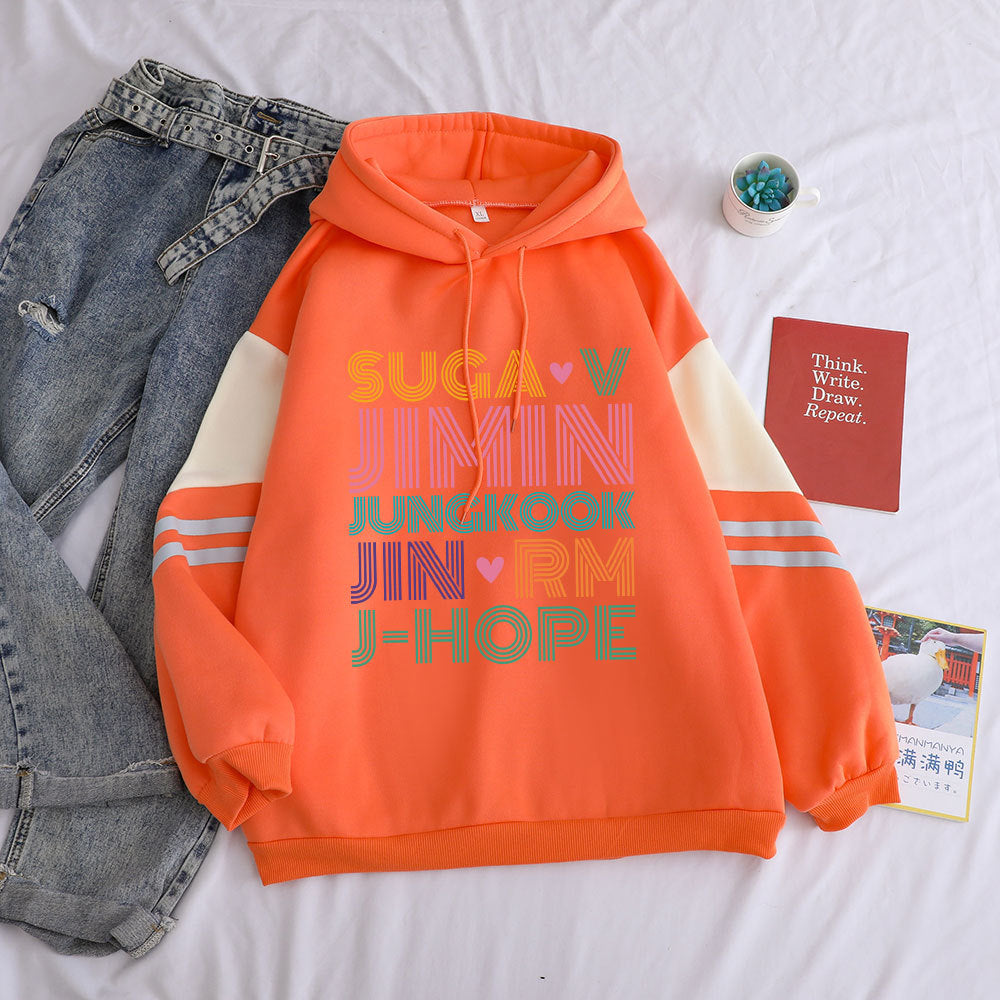 Lovely Girls JIMIN SUGA Loose Casual Hoodie