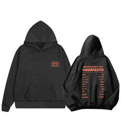 KPOP MANIFESTO Print Casual Hoodie