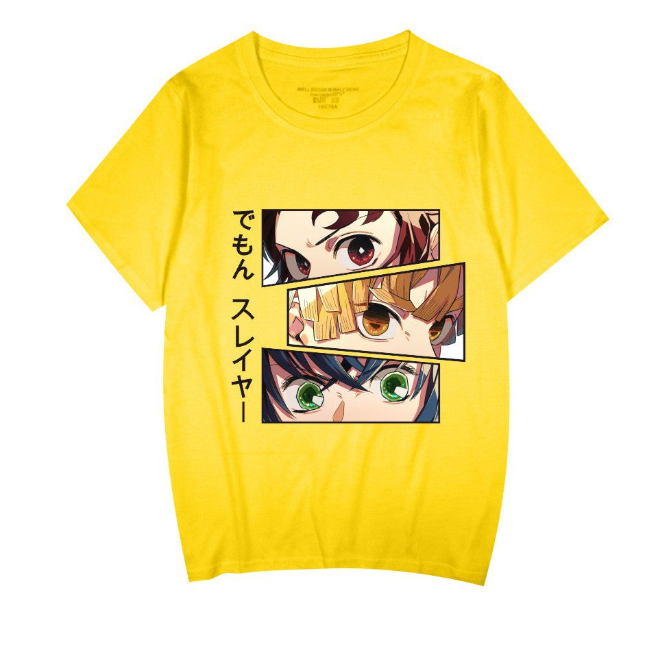 Unisex Anime Leisure Sports Short-sleeved T-shirt