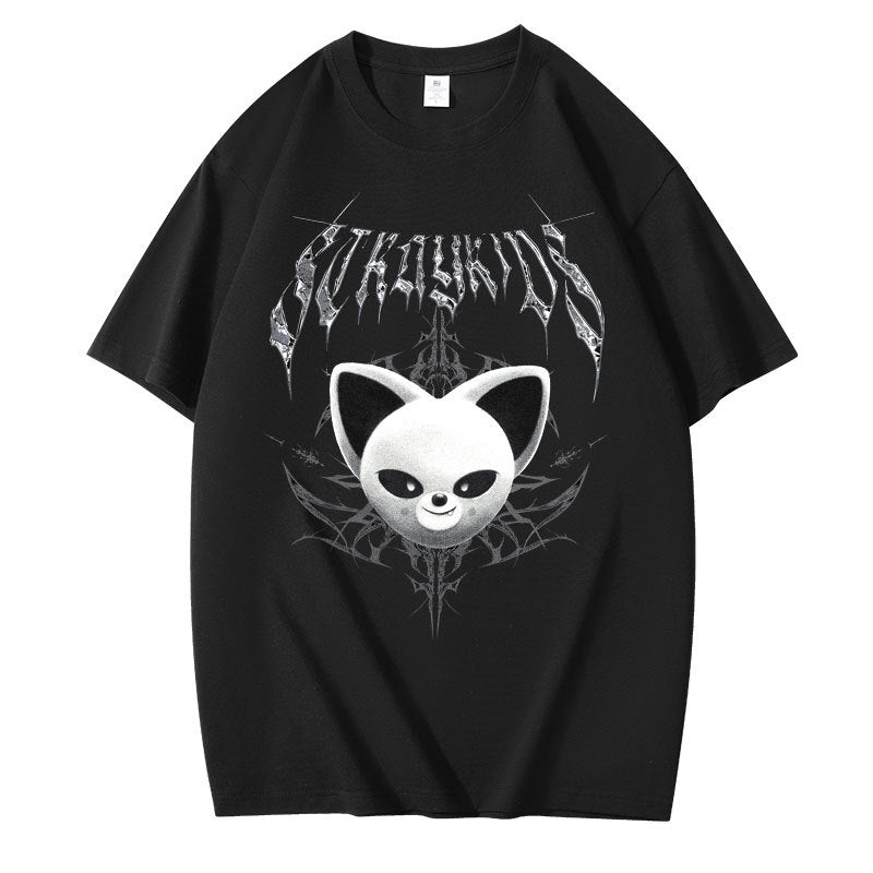 SKZ Tour Print Summer Short-sleeved T-shirt