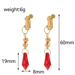 Trendy Game Cosplay Earrings Necklace