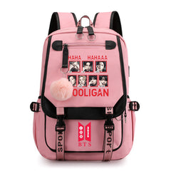 BANGTAN Hooligan Large Capacity Backpack