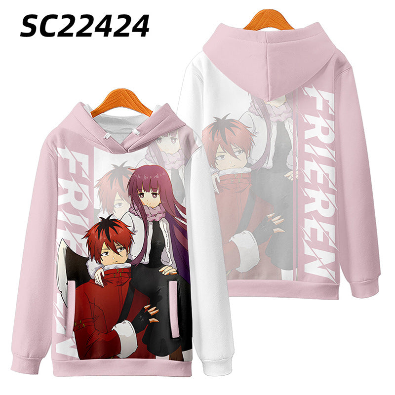 Women's Anime 3d Print Cosplay Hoodie