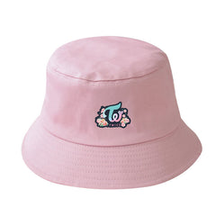 KPOP Flower Logo Print Bucket Hat