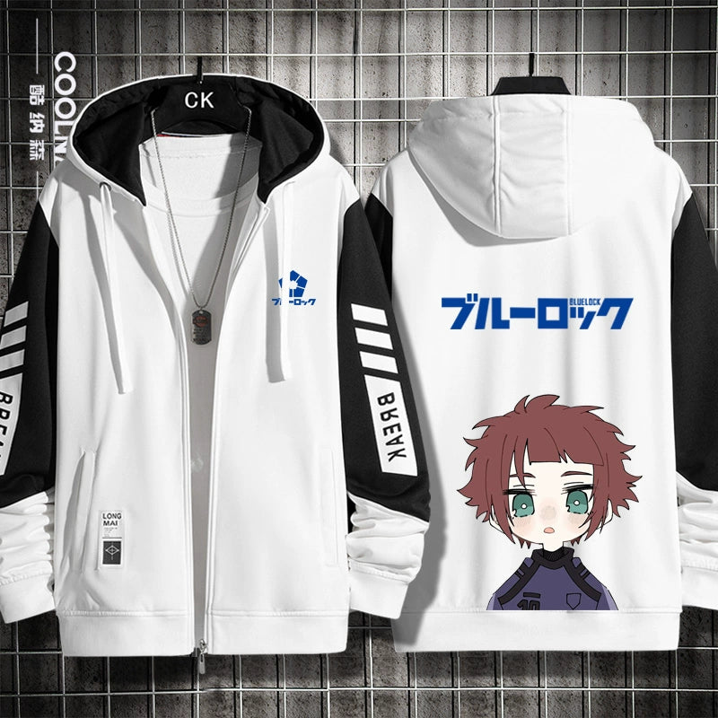 Cool Anime Printed Cardigan Thin Hoodie