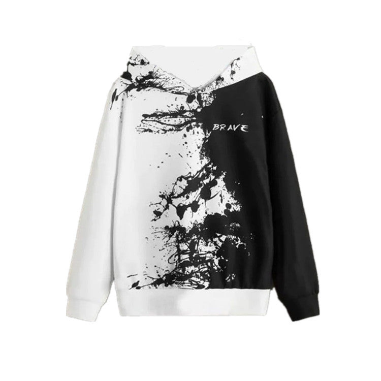 Couple Cat Pattern 3D Printed Pullover Hoodie