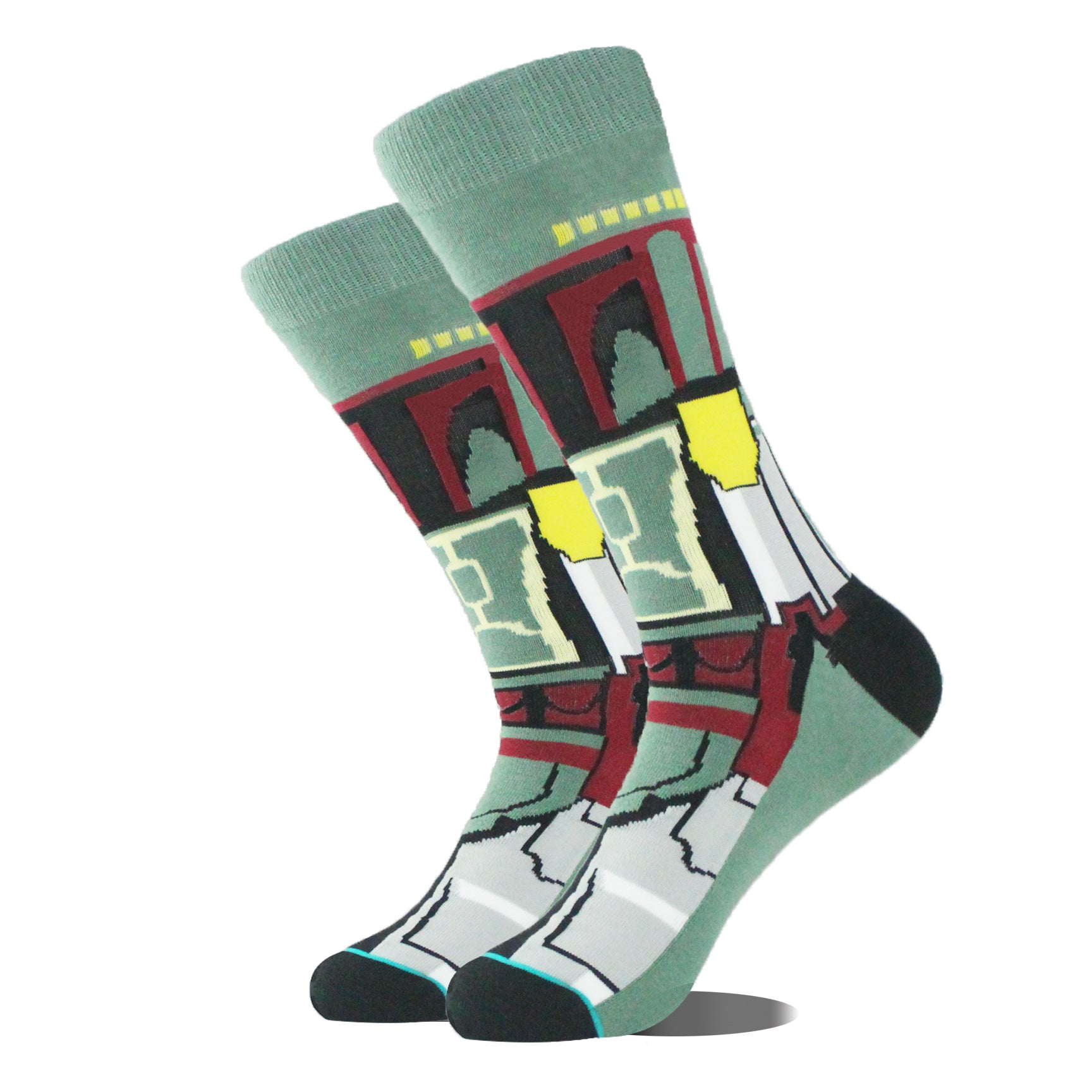 Casual Men's Comic Mid Length Socks