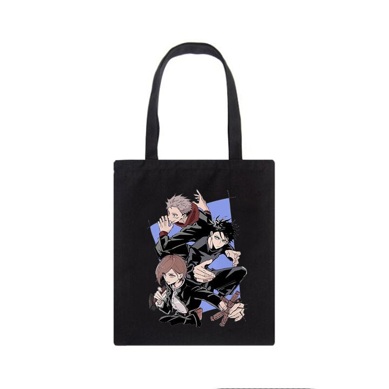 Casual Anime Printed Canvas Shoulder Bag