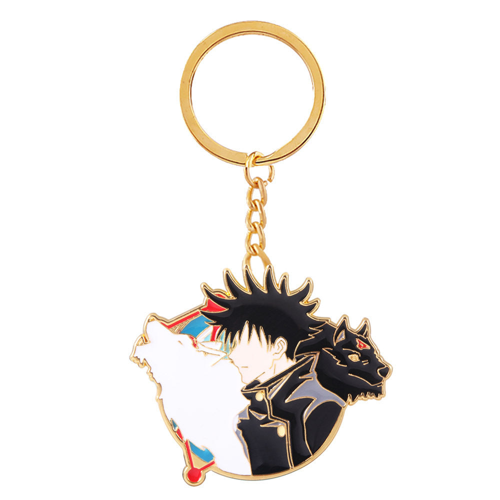 Cute Anime Gojo Keychain Brooch Pendant