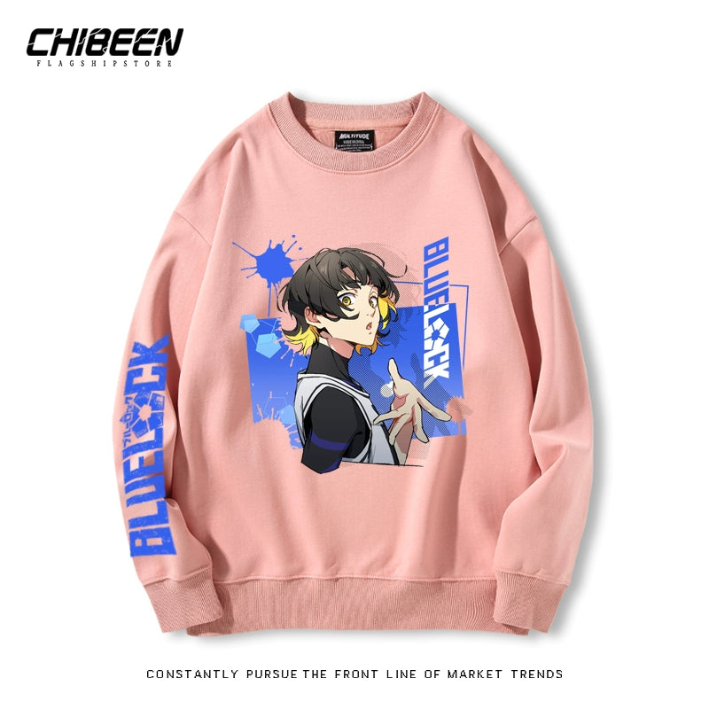 Cute Anime Graphic Crew Neck Sweatshirt