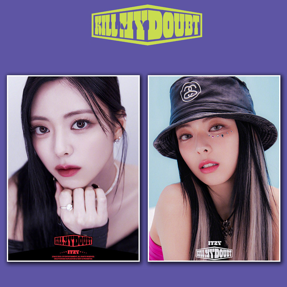KILL MY DOUBT Poster Wall Sticker 2pcs