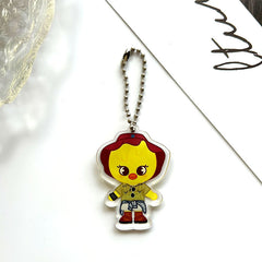 SKZ Acrylic Keychain Bead Chain Pendant
