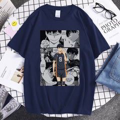 Unisex Anime Graphic Printed Loose Summer T-Shirt