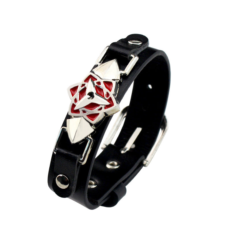 Punk Anime Leather Bracelet