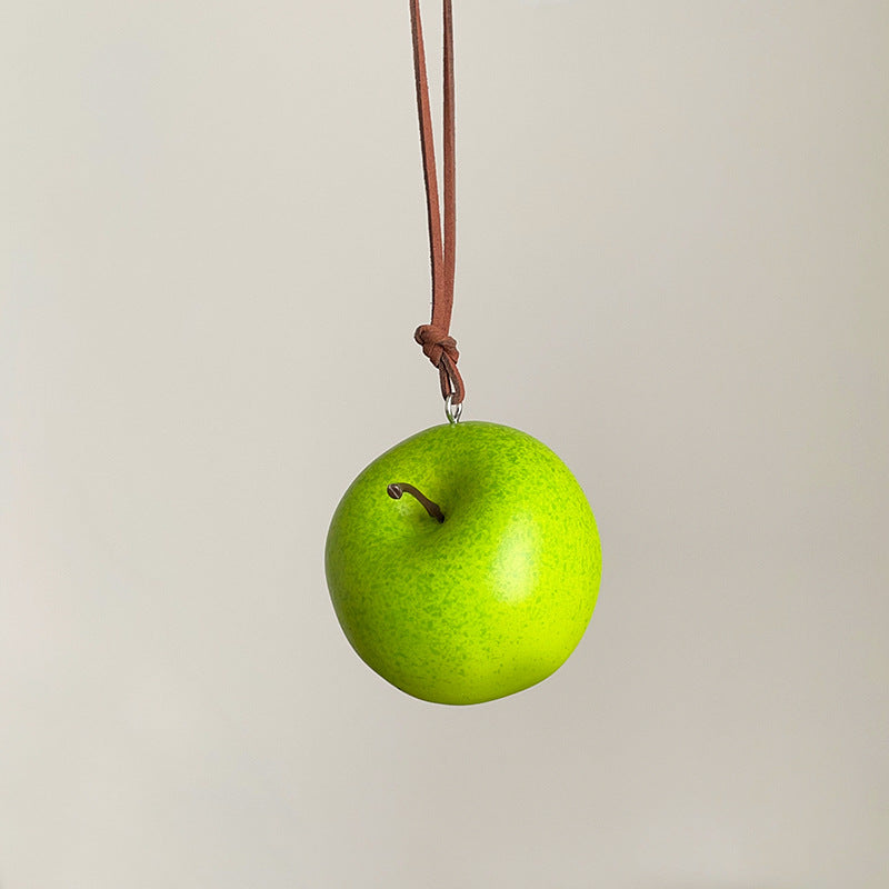 Unique Apple Pendant Necklace