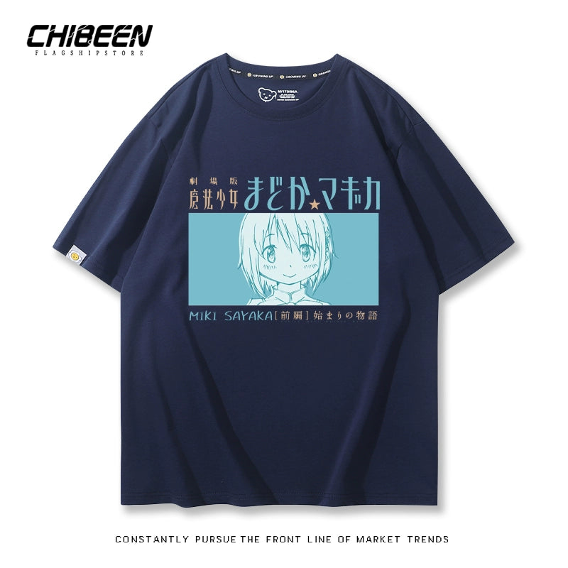 Women's Anime Print Half Sleeve T-shirt