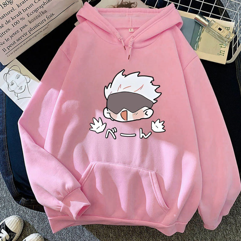 Casual Anime Men's and Women's Loose Hoodie