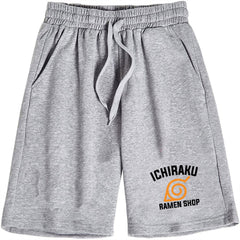 Men's Casual Anime Printed Loose Sports Shorts