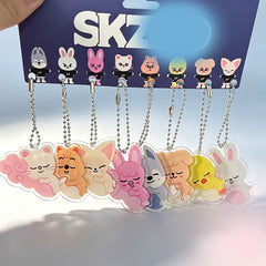 SKZ World Tour Cloud Keychain Pendant Set
