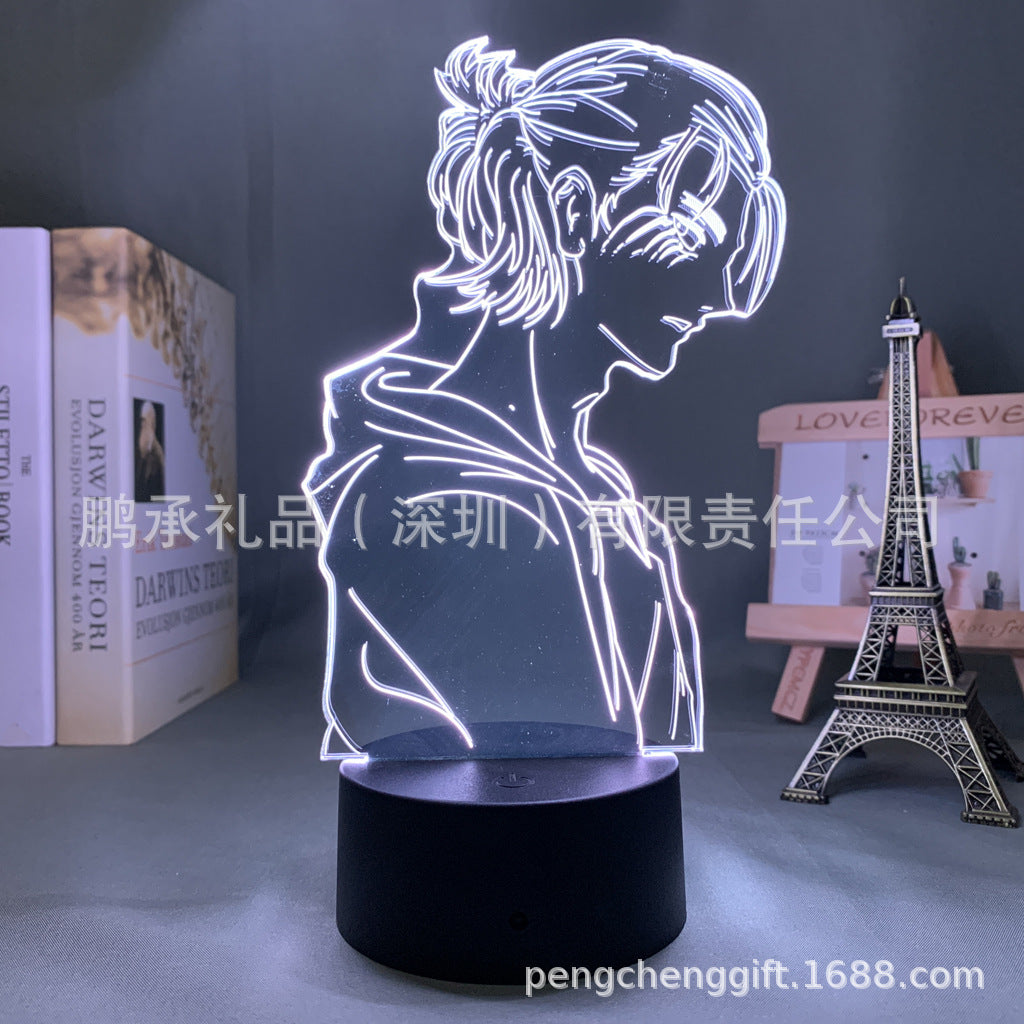Colorful Anime Acrylic 3d Night Light