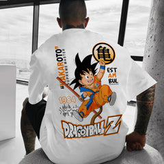 Men's and Women's Goku Anime Print T-Shirt