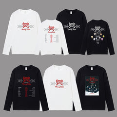 Unisex ATE Kpop Crew Neck Long-sleeved T-shirt