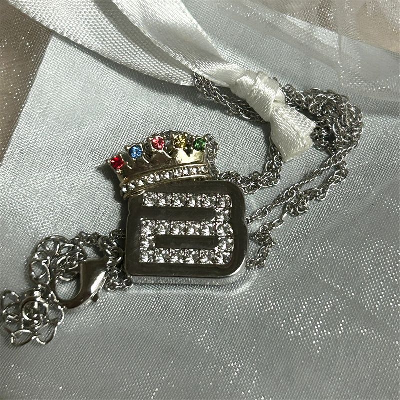 BB Crown Pendant VIP Necklace