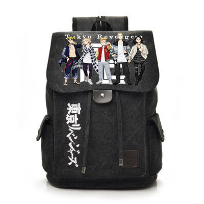 Vintage Anime Canvas Backpack
