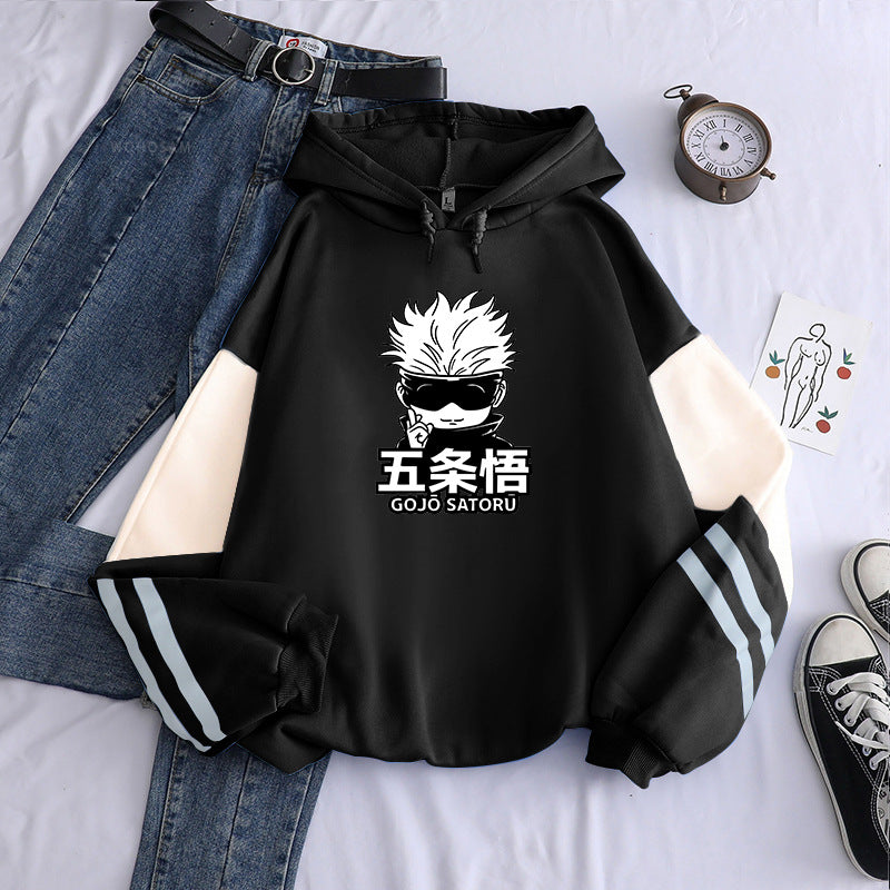 Unisex Anime Printed Casual Loose Hoodie