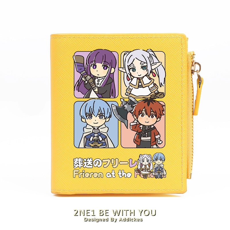 Anime Short Zipper Wallet