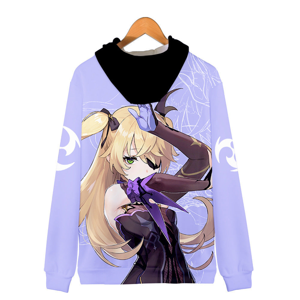 Unisex Game 3D Print Relaxed Fit Hoodie
