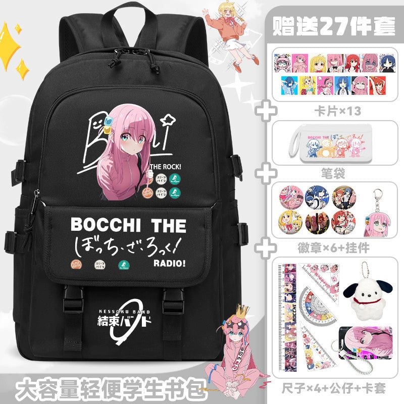 Large Capacity Waterproof Anime Backpack
