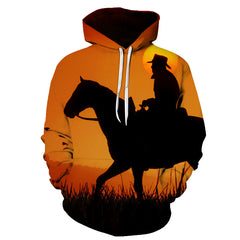 Unisex Game Digital Print Pullover Hoodie