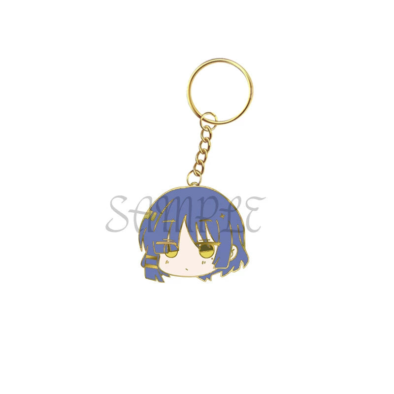 Trendy Anime Keychain Metal Badge