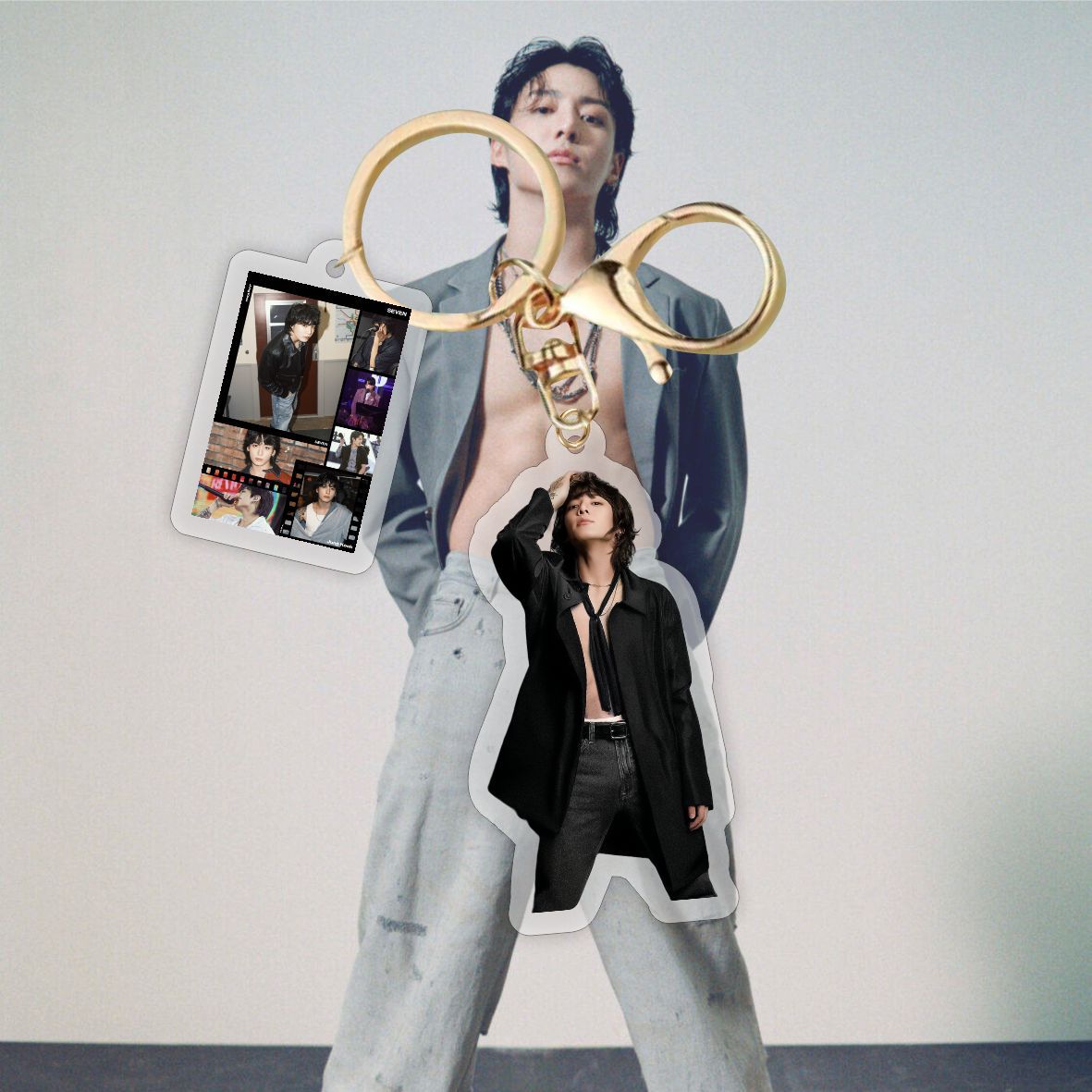 Jung Kook Album Keychain Pendant