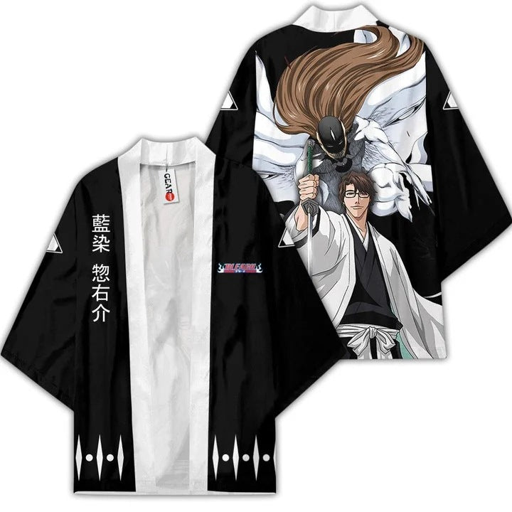 Kurosaki Ichigo Cos Cardigan Kimono Cape