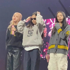 Kpop Jennie Baseball Jersey V-neck Shirt