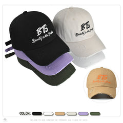 BANGTAN Letter Embroidery Baseball Cap