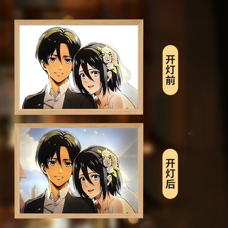 Anime Photo Frame Luminous Painting Night Light