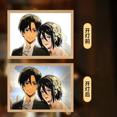 Anime Photo Frame Luminous Painting Night Light